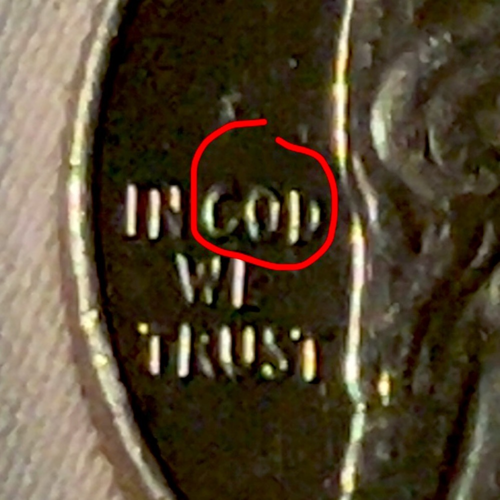 2023 D Jovita Idar Quarter Misspelled “In Cod We Trust”
